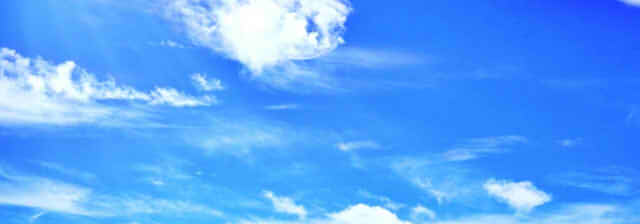 晴天の空の画像