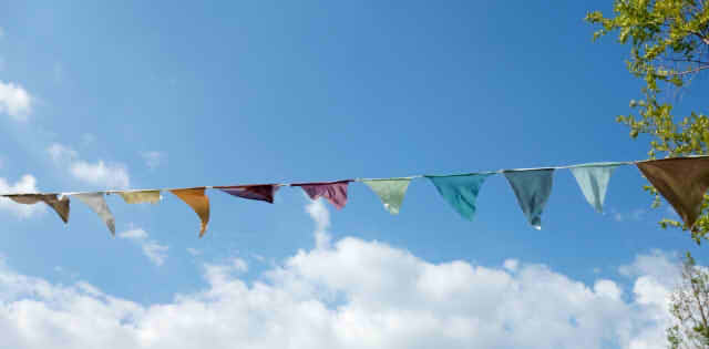 カーニバルの旗の画像