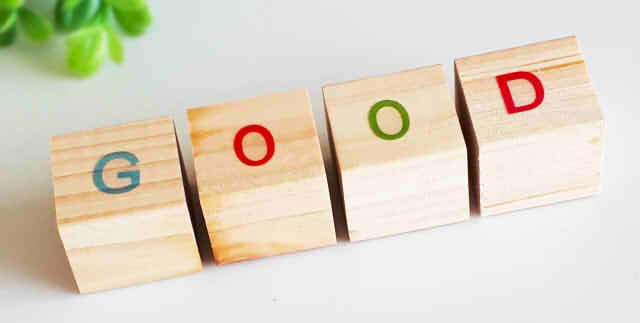 GOODの積み木画像